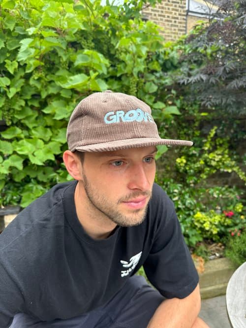Brown Corduroy Cap